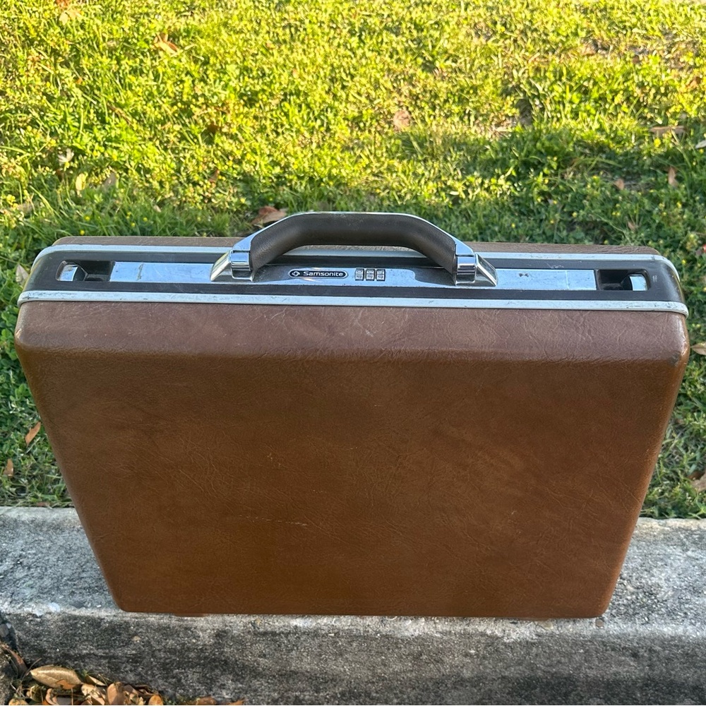 Vintage Samsonite Accord Briefcase Brown